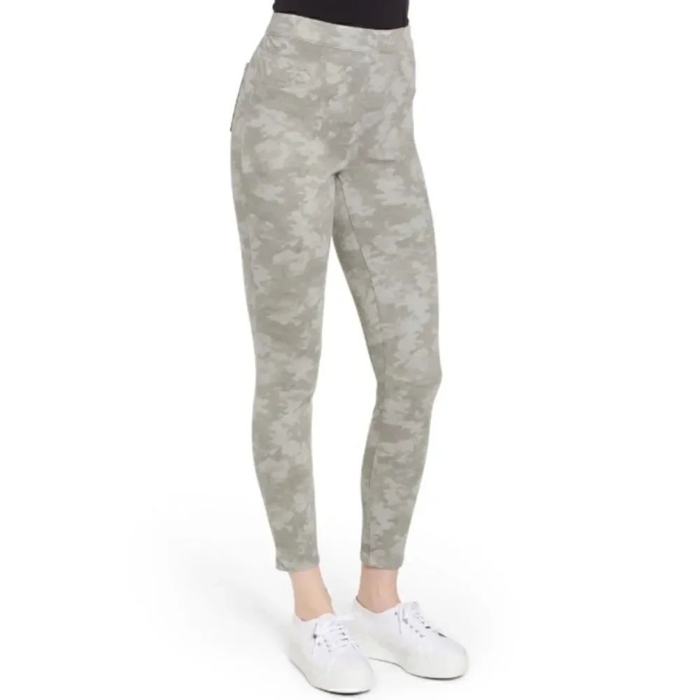 Spanx Jean-ish Ankle Jegging Stone Wash Camo